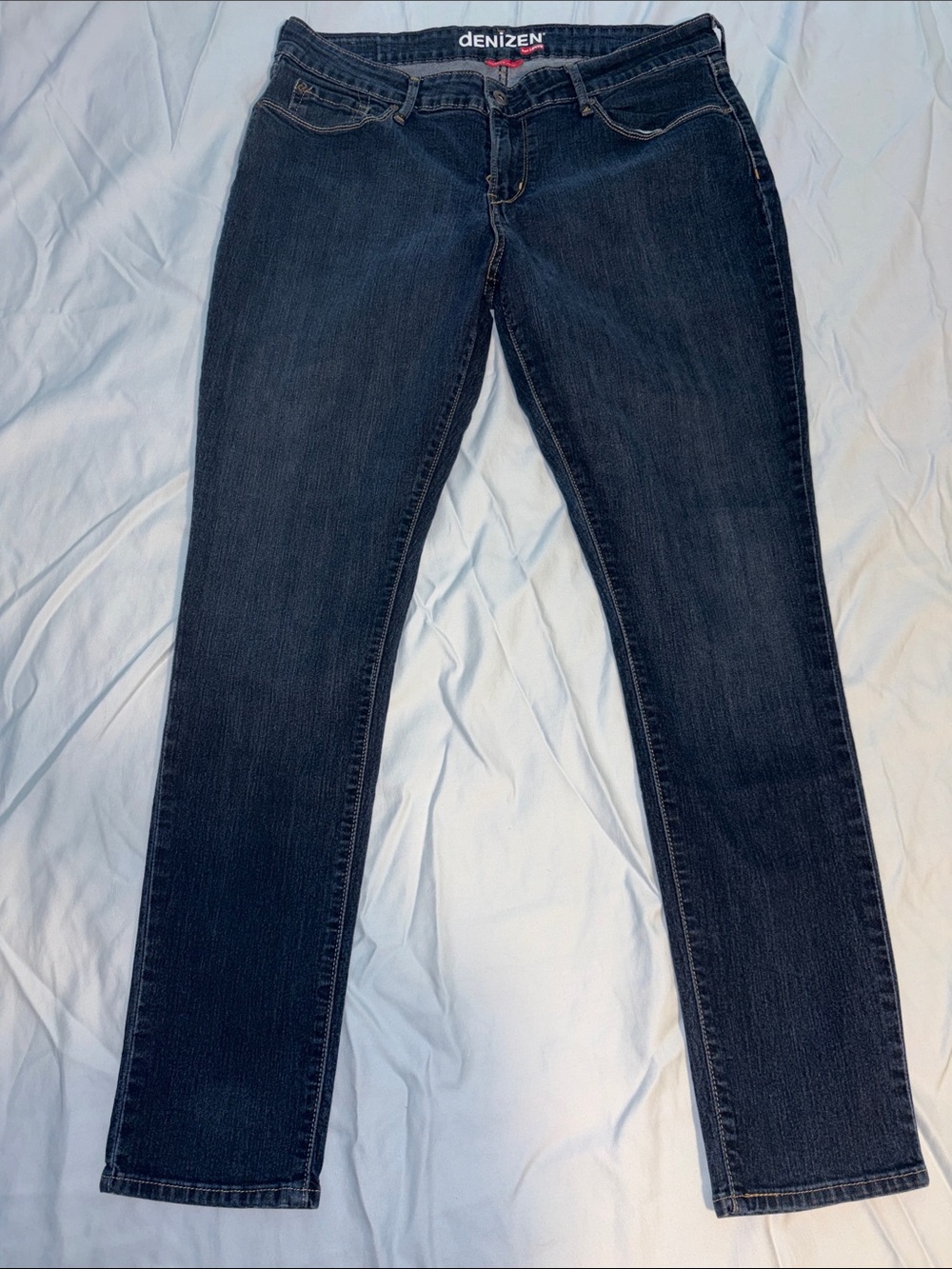 Denizen by Levi's Dark Wash Mid-Rise Skinny Jeans